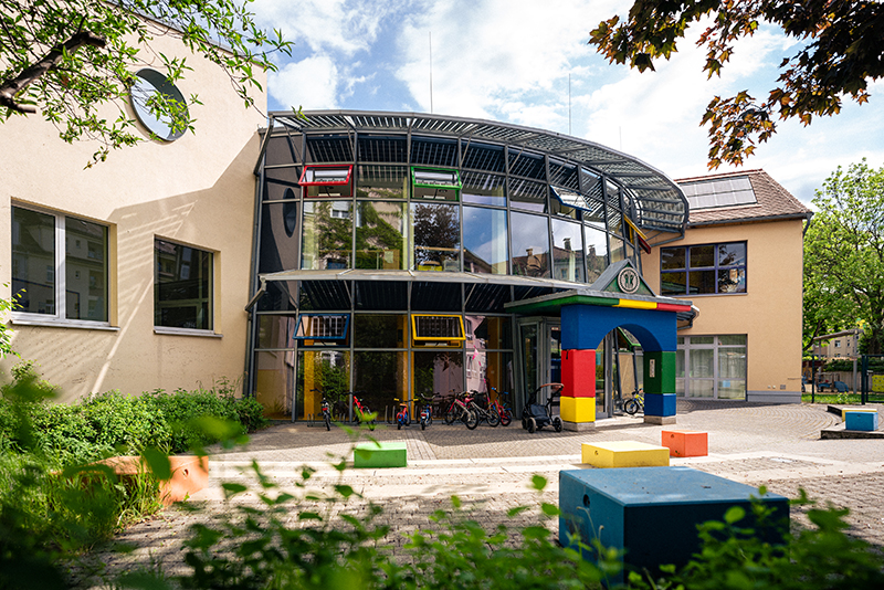 Eingang Evangelisches Kinderhaus