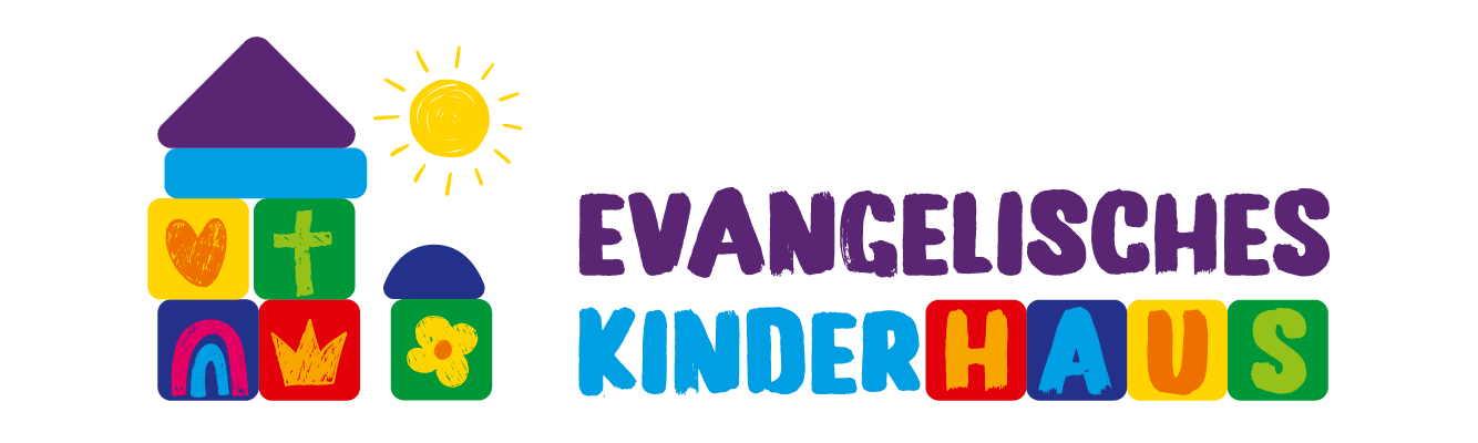 Schriftzug mit Haus Evangelisches Kinderhaus Diakonie Pirna