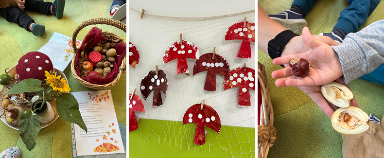 Herbstmomente im Kinder Garten Eden der Diakonie Pirna