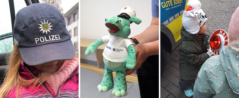 Polizei Jahresthema Berufe Kita Limonadenbaum Diakonie Pirna 