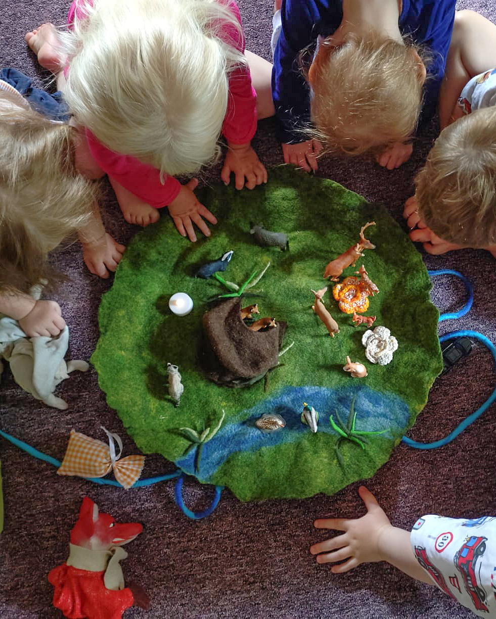 Der kleine Fuchs in der Kita Hummelburg Diakonie Pirna