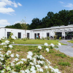 Außengelände Kurzzeitpflege Haus Johannes